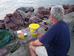 Angler am Balaton