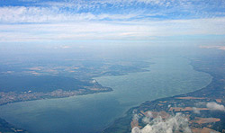 Luftbild vom Balaton