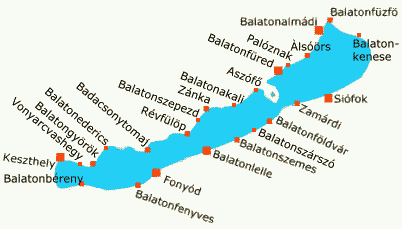 Capingplätze am Balaton